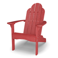 Wildridge classic adirondack chair cardinal red