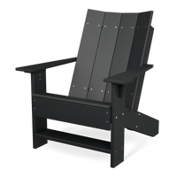 contemporary adirondack chair black
