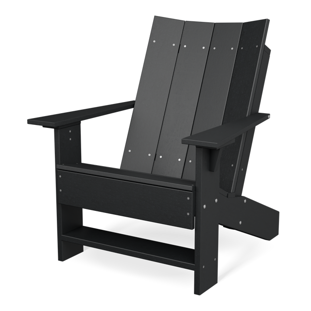 contemporary adirondack chair black