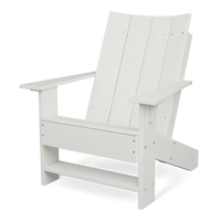 contemporary adirondack chair white