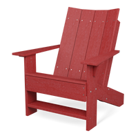contemporary adirondack chair cardinal red