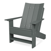 contemporary adirondack chair dark gray