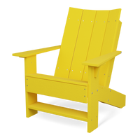 contemporary adirondack chair lemon yellow